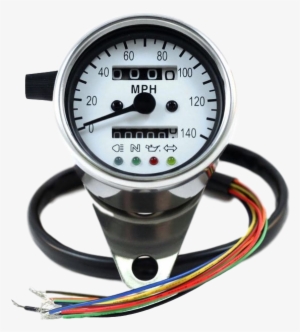 Mini Speedo - Varios Motobuykers Led Mini Speedo 2:1 Mph. White #3205903