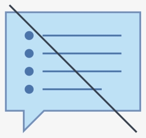 Speaker Notes Off Icon - Parallel #3206134