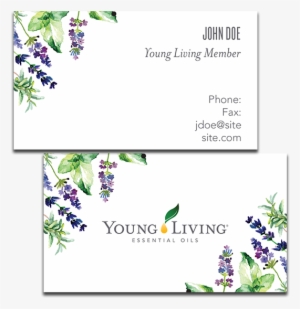 Plants Business Card - Young Living #3206360
