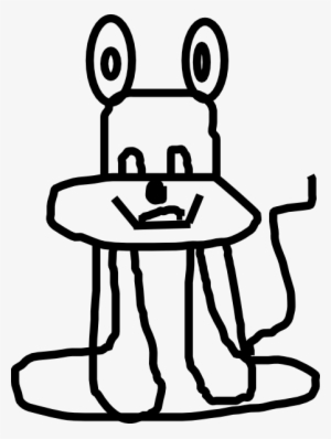 Balloon Mans Dog Open Mouth Clipart - Clip Art #3206398