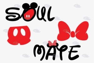 Soul Mate Mickey Mouse Pants Minnie Mouse Bow - Wall Sticker Hakuna Matata #3206605