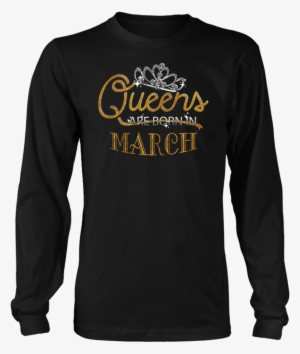 Queens Are Born In Crown March Gold Silver Glitter - Game Over Man Game Over T Shirt #3207068