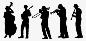 Jazz Band Silhouette Png Wwwpixsharkcom Images - Dixieland Music - Free ...