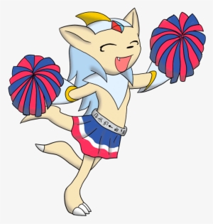 Cheerleader Cleomon By ~caluriri On Clipart Library - Cartoon #3207584