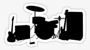 Musician Silhouette Png Rock Band Silhouette Png Images - Portable Network Graphics #3207622