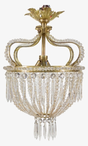 French Crystal Ceiling Chandelier - Chandelier #3207948