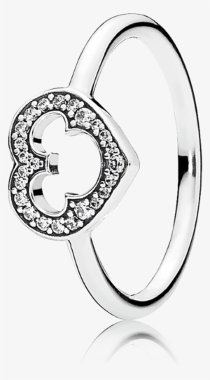 Disney Mickey Silhouette Ring - Mickey Mouse Pandora Ring #3207981
