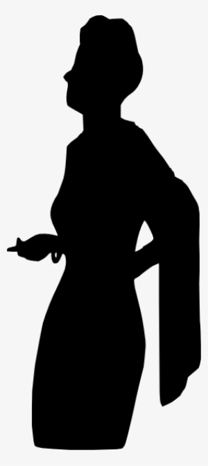 Source - Www - Clker - Com - Report - Muslim Woman - Woman In Saree Silhouette #3208015