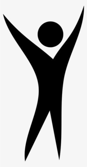 14929 Free Running Man Vector Icon Public Domain Vectors - Happy Man Icon #3208145