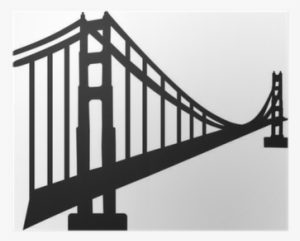 San Francisco Bridge Silhouette - Free Transparent PNG Download - PNGkey