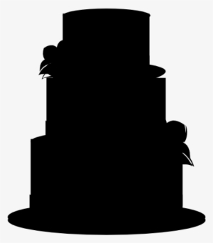 Cake Clipart Silhouette - Wedding Cake Silhouette Clip Art #3208460