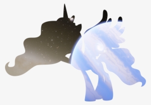 Iknowpony, Luna Eclipsed, Princess Luna, Safe, Silhouette, - Illustration #3208465