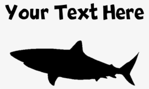 Custom Bull Shark Silhouette Teddy Bear - Custom Tyrannosaurus Rex Silhouette Sticker #3208608