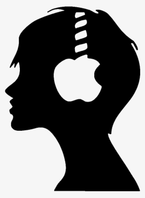 Sticker Smartphone Tablette Garcon Avec Ecouteurs Ambiance #3208814