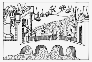 This Free Icons Png Design Of Bridge Scene #3208995