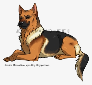 28 Collection Of Anime German Shepherd Drawing - German Shepherd Anime Drawing #3209053