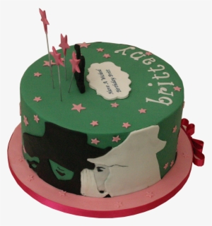 Wicked Silhouette Cake - Birthday Cake #3209140