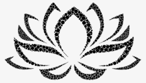Sacred Lotus Silhouette Flower Drawing Computer Icons - Lotus Flower Line Art #3209174