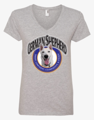 Berger The White German Shepherd Courageous Ladies - T-shirt #3209522