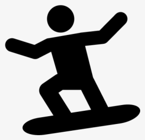 Snowboard Silhouette Vector - Icon Snowboard #3209989