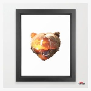 Sunset Bear - Picture Frame #3210031