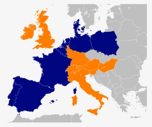 Aldi Nord Vs Aldi Sued (orange) In Europe - Aldi Europe #3210878