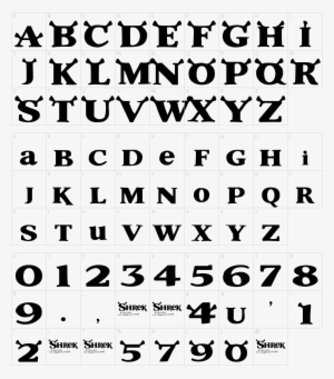 Font Characters - Font #3212175 Font Characters - Font #3212175