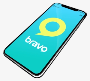 Iphone With Bravo Logo Design - Design #3212694