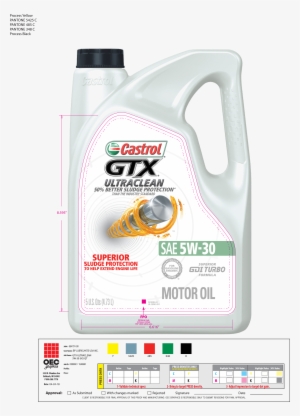 Castrol Ultraclean Front - Castrol Gtx 5w-30 3x5 Qt #3213609