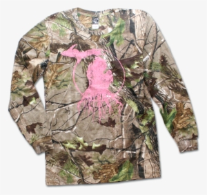 Long Sleeve Michigan Roots Logo Shirt - Camouflage #3213877 Long Sleeve Michigan Roots Logo Shirt - Camouflage #3213877