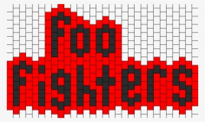 Foo Fighters Bead Pattern - Cross-stitch #3218918