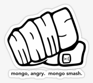 Mongo Angry Mongo Smash Fist Logo By Angrymongo - Design #3219277