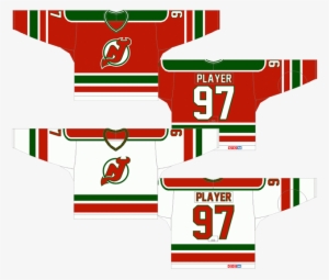 The Original Devils Jerseys - New Jersey Devils Original Colors #3219299