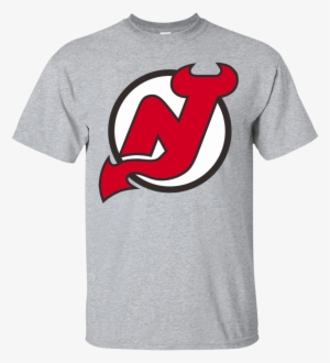 New Jersey Devils Logo Ice Hockey Men's T-shirt - New Jersey Devils #3219361