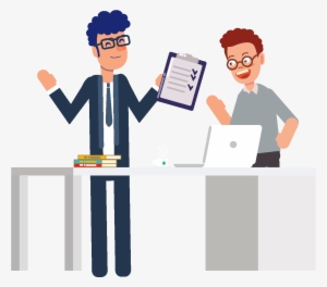 Cartoon Office Discussion Elements - Cartoon #3219886