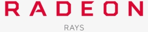 Radeon Rays Logo - Radeon Logo #3219916