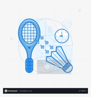 Badminton Illustration - Illustration #3220214