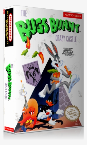 Nes Bugs Bunny In Crazy Castle Retail Game Cover To - Nintendo Bugs Bunny Crazy Castle #3220342