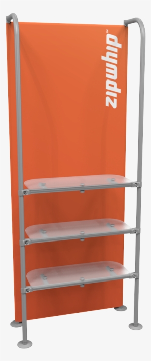 Waveline Merchandiser 89" Three Shelves - Trade #3220894