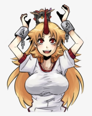 Furby, Hoshiguma Yuugi, And Ibuki Suika Drawn By Ofuro - Cartoon #3221009