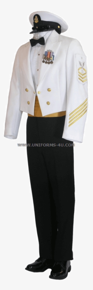 Us Navy Dinner Dress White Cpo / Enlisted Uniform - Navy Dinner Dress Whites #3221300