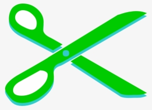 Green Clipart Scissors - Green Scissors Clip Art #3221667