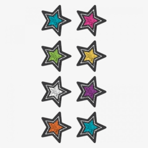 Chalkboard Brights Stars Mini Stickers #3221788