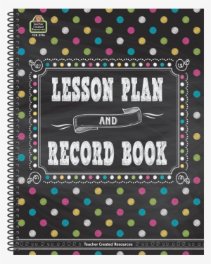 Tcr3716 Chalkboard Brights Lesson Plan And Record Book - Lesson Plan And Record Book #3221922