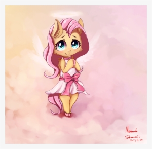 Miokomataz, Bipedal, Clothes, Cloud, Cute, Dress, Female, - Cartoon #3221952