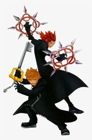 Axel And Roxas Khd - Kingdom Hearts Roxas And Axel #3222329