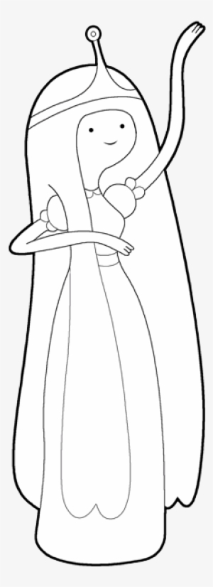 Step Finished - Young Princess Bubblegum Outline #3222597