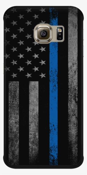 Thin Blue Line Flag Cellphone Case - Mobile Phone Case #3222885