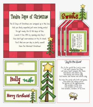 12 Days Of Christmas Gift Ideas "for Missionaries" - Art #3223187