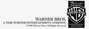 Time Warner Logo Png For Kids - Warner Bros A Time Warner Entertainment Company #3223449
